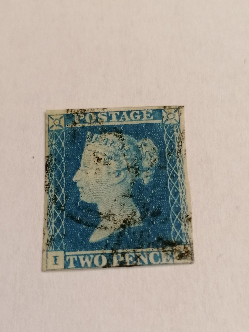 Tous les timbres: Two pence blue 1841, Platte 4  – D'occasion à Happerswil par tschergi