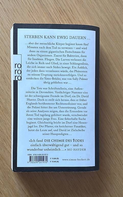 Libri: Die Chemie des Todes – Usato da Bern venduto da sshueli 1