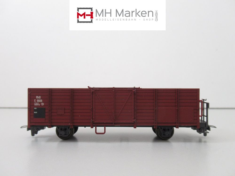 Bemo Modelleisenbahnen: Bemo 2251 108 Hochbordgüterwagen RhB DC GS H0m – Gebraucht aus Basel von mhmarken