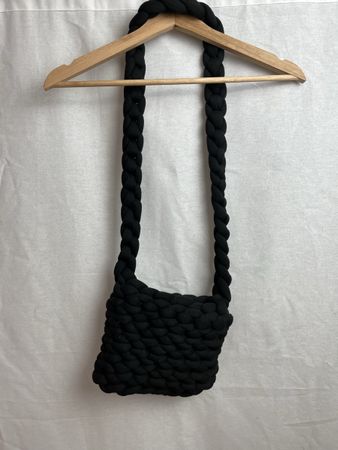 Sac à bandoulière noir créateur