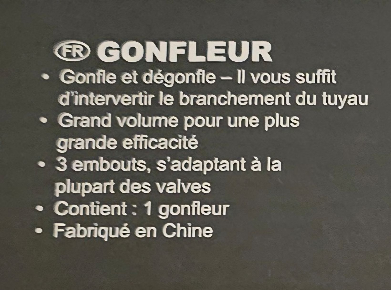 Intex Accessoires de piscine: Pompe Gonfleur Intex  +/- 30 cm avec 3 embouts  – Neuf (Voir description) à Nax par mojy 3