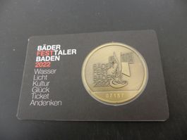 Medaille Baden Bäderfest 2022