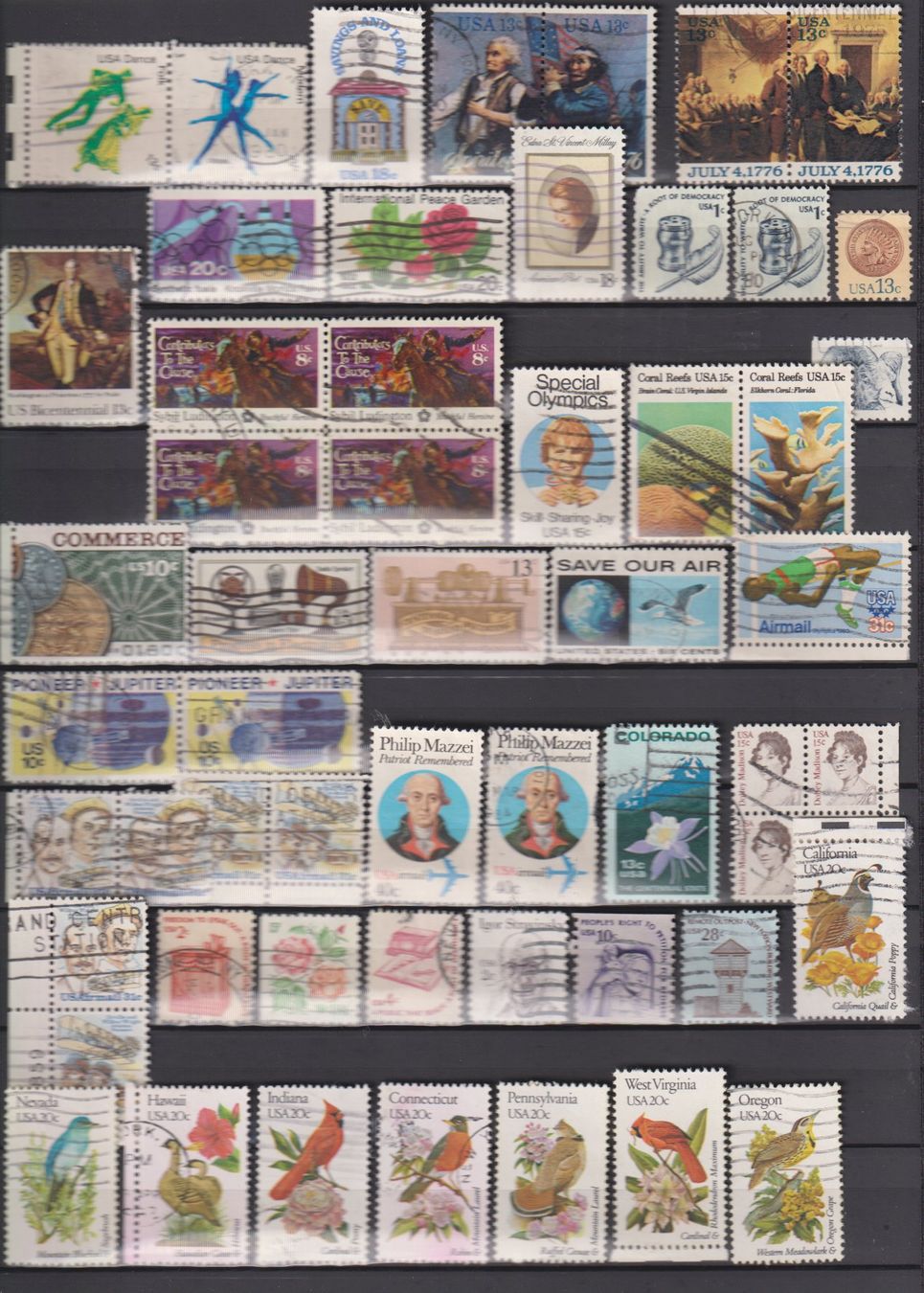 Tous les timbres: Lot, Sammlung USA. Gestempelt. – D'occasion à Koblenz par Boerse6 3