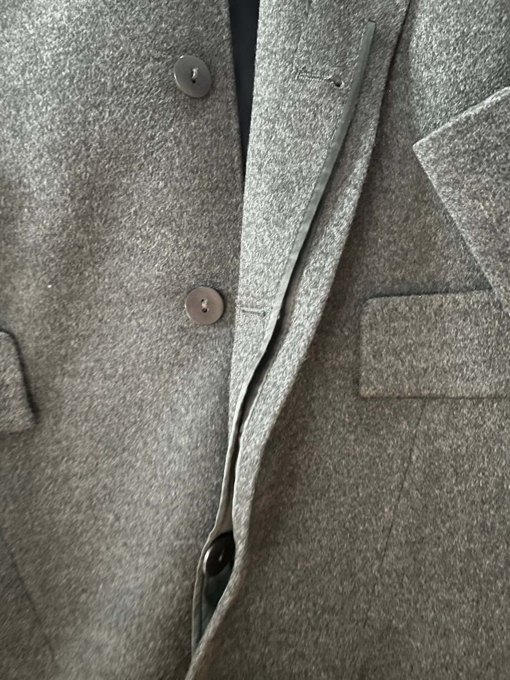 Max Mara Cappotti: Max Mara Damen Wollmantel Anthrazit – Usato da Winterthur venduto da Kikoroto 3
