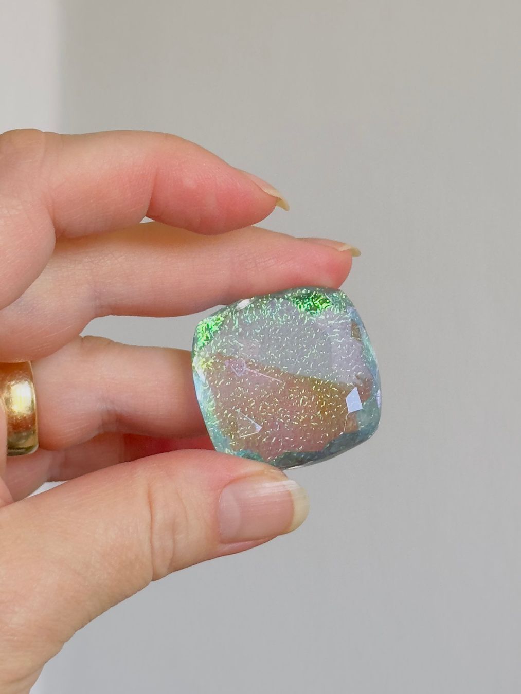 Pietre preziose: Certified 100.40Ct Lab. Monarch Doublet fire opal – Nuovo e nell'imballaggio originale da Genève venduto da AWWA 4