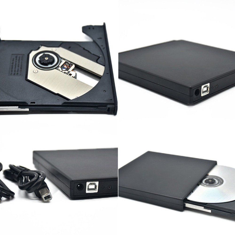Sistemi audio & multimediali: Externes Combo Laufwerk CD & DVD Brenner – Nuovo e nell'imballaggio originale da Genève venduto da Top-Trend 1