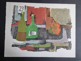 LIECHTI WILHELM LITHOGRAPHIE SIGNIERT NUMMERIERT
