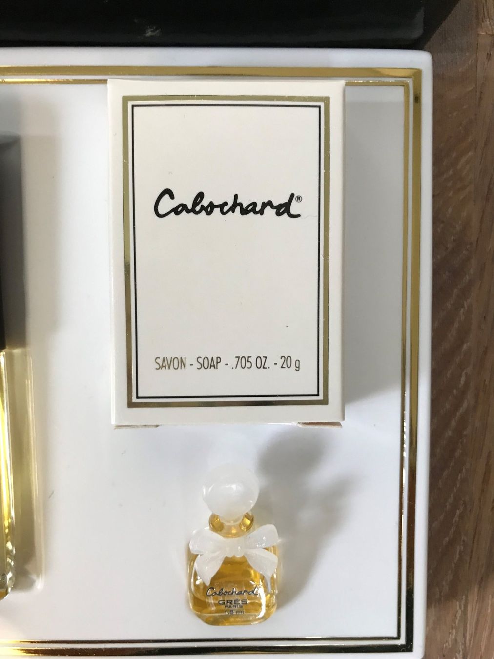 Profumi & Eau de Toilette: Cabochard - Grès - Parfum-Set EDT - Parfum - Seife / vintage – Usato da Rothrist venduto da Luckywinner 2