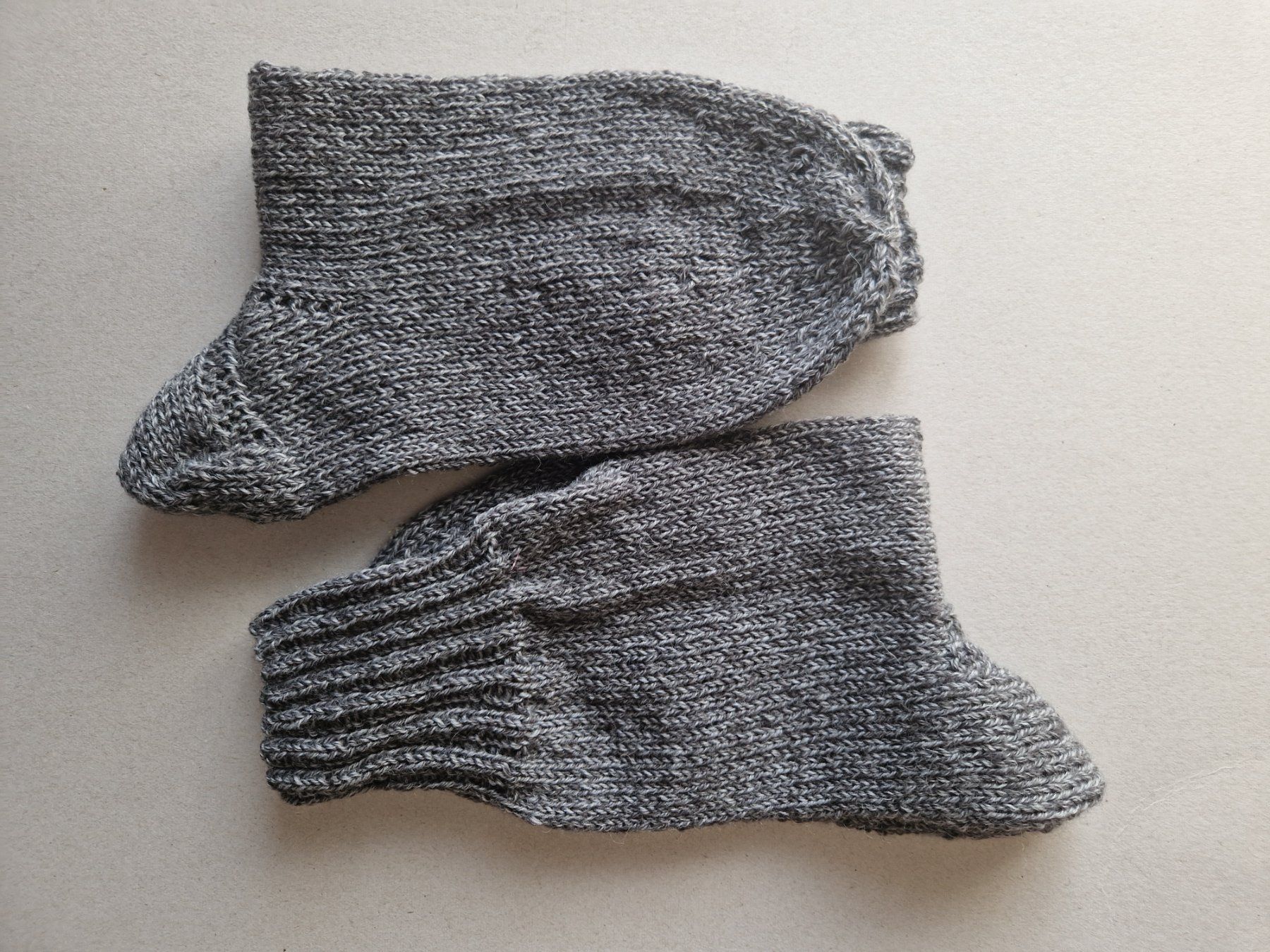 Calze: handgestrickte Socken Gr. 45, braun meliert – Nuovo (secondo la descrizione) da Ursenbach venduto da gruenblau 2