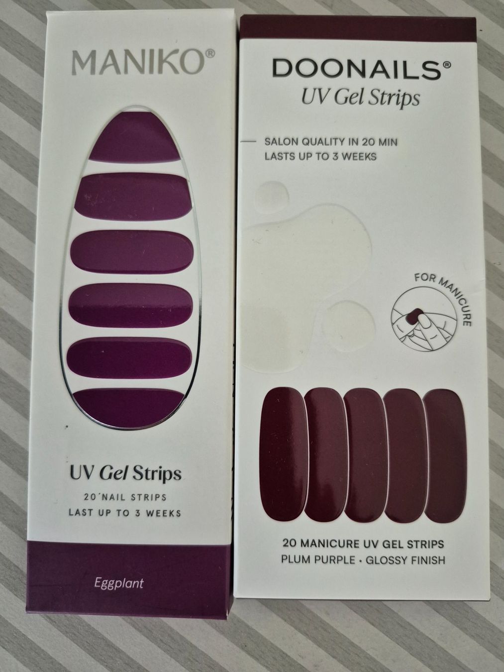 Unghie finte: Gel Strips UV Manniko/ Doonails – Nuovo e nell'imballaggio originale da Schaffhausen venduto da Catboot01