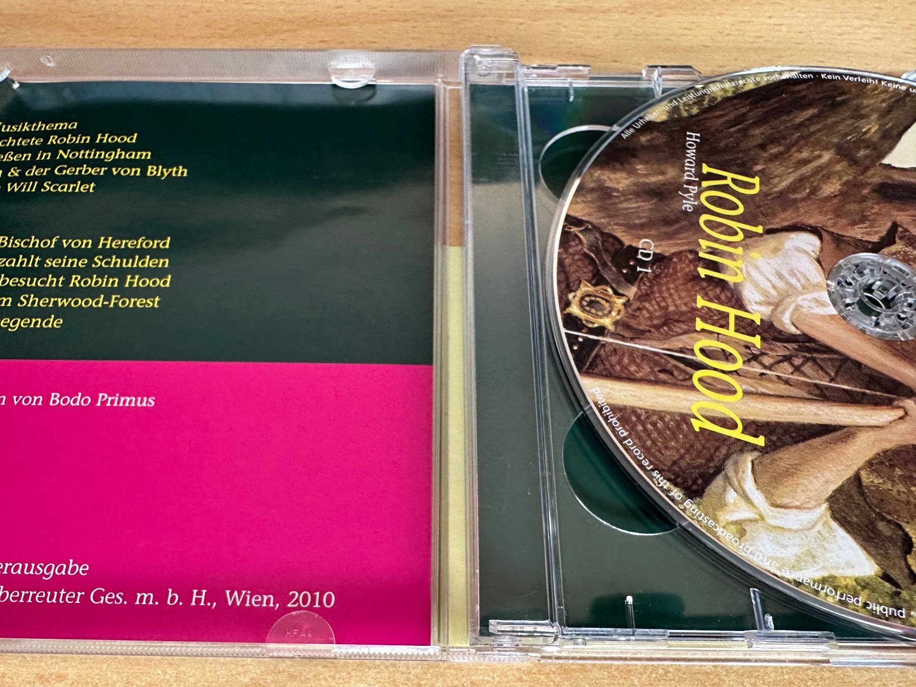Hörbücher: K1 Howard Pyle - Robin Hood - 2 CD – Gebraucht aus Rikon im Tösstal von Alpenmutz 2