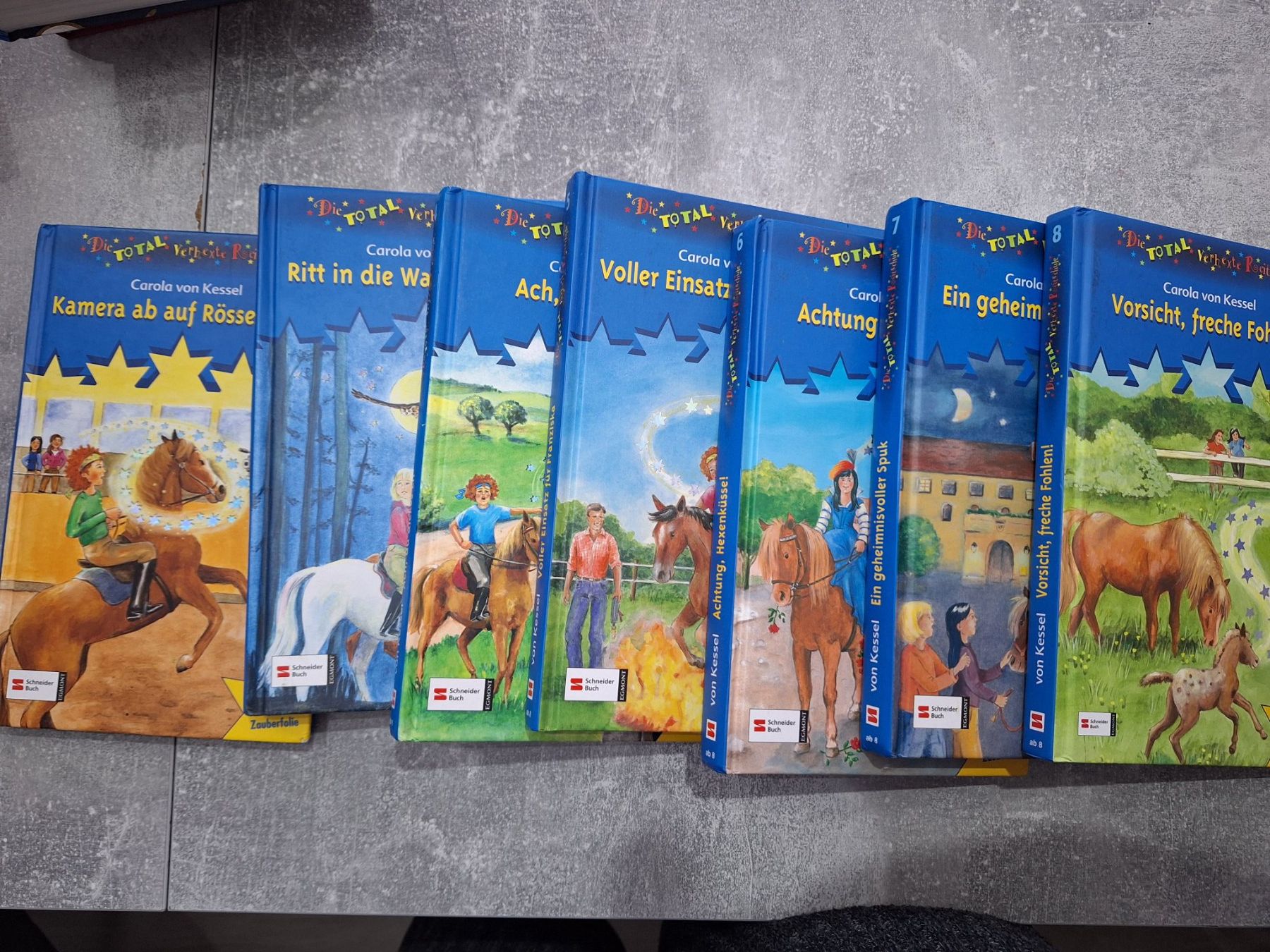 Bücher: Die total verhexte Reitschule Band 2-8 – Gebraucht aus Egerkingen von Niceli1 1