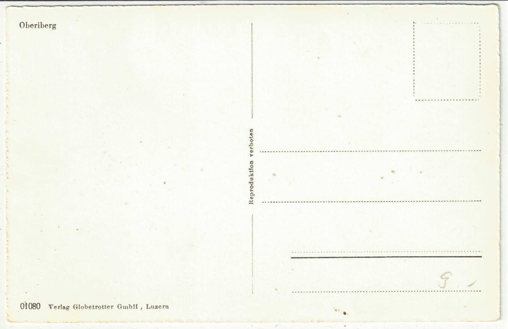 Cartes postales: Oberiberg - Generalansicht im Winter – D'occasion à Ettingen par Kartenplanet 1
