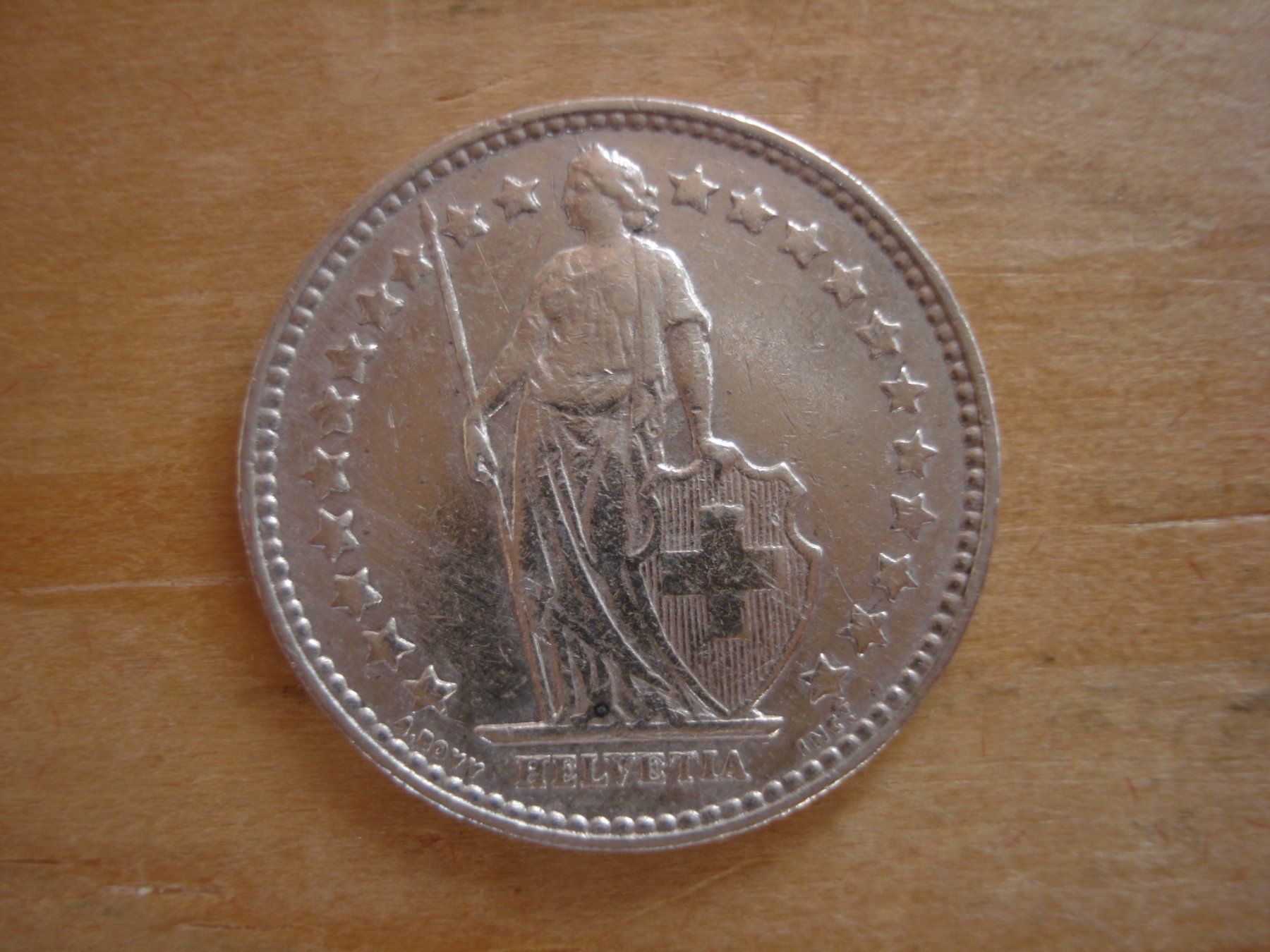 Alle Münzen: (C1) 1/2 Franken 1909 VZ – Gebraucht aus Erlach von Net-Coins 1