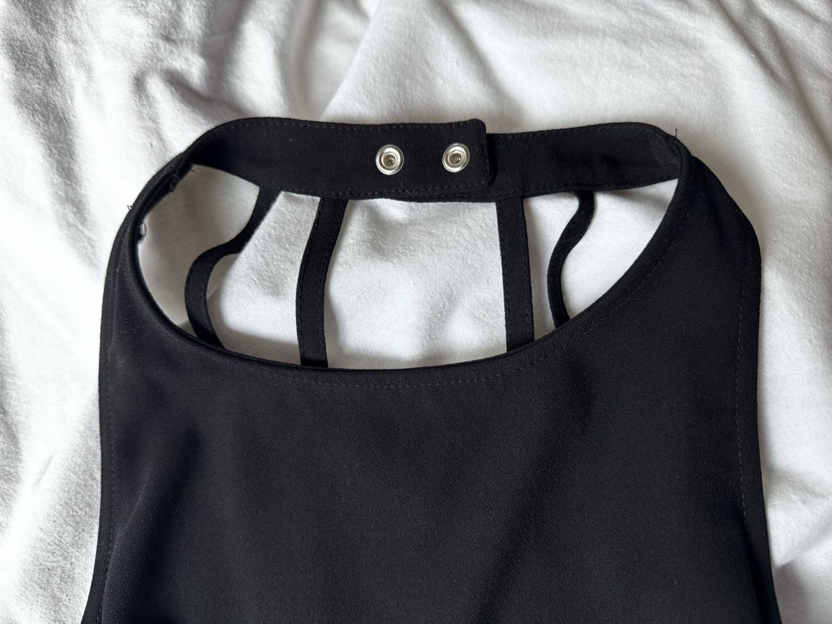 Vestiti: Kurzes schwarzes Damenkleid Gr S – Usato da Zürich venduto da Manubene 2
