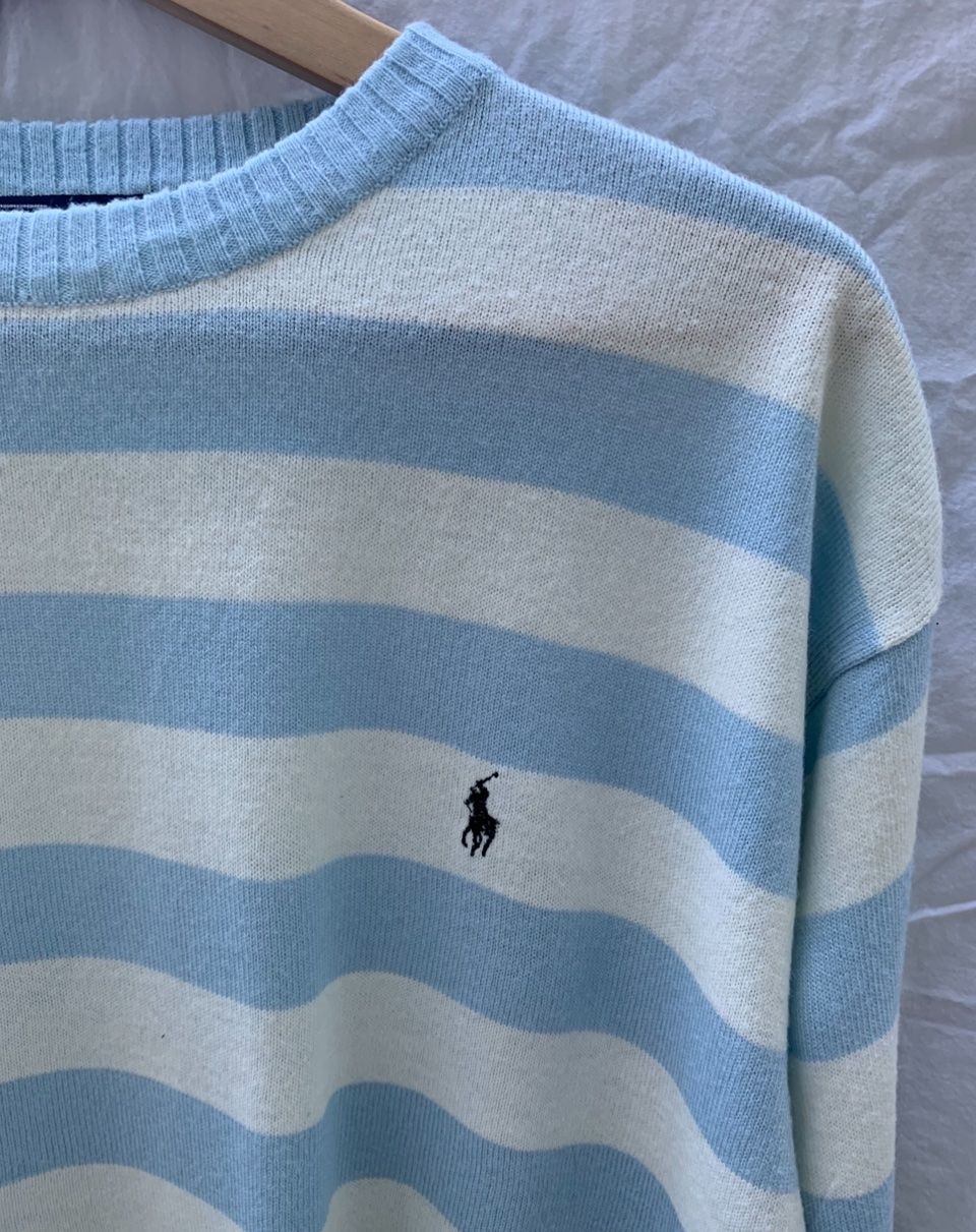 Ralph Lauren Maglioni & Felpe: Superbe pull rayé vintage RALPH LAUREN homme oversize t.XL – Usato da Martigny venduto da only__you 1