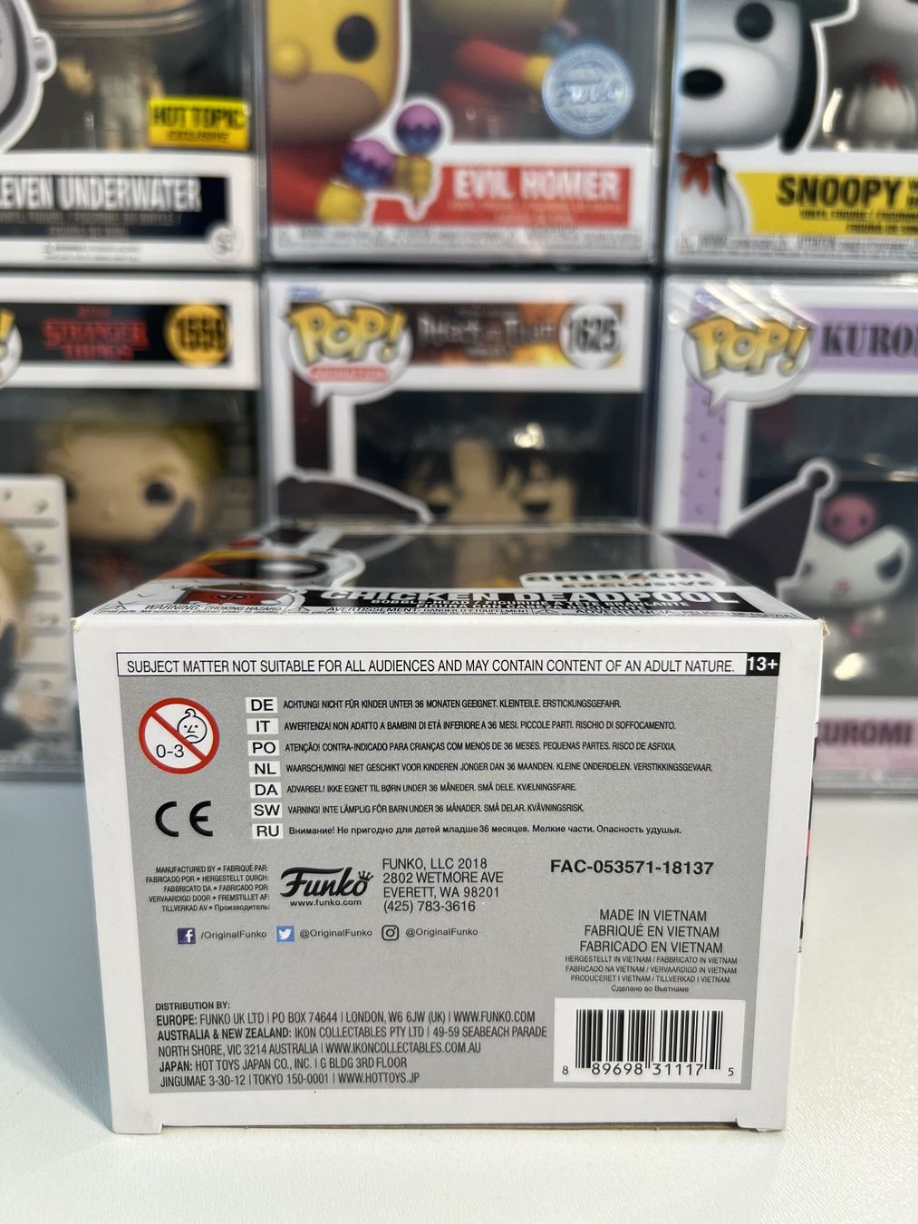 Funko Statuette: Funko POP! Marvel Deadpool Chicken Deadpool Edition Limitée – Nuovo e nell'imballaggio originale da Le Mouret venduto da perfectbijou 5