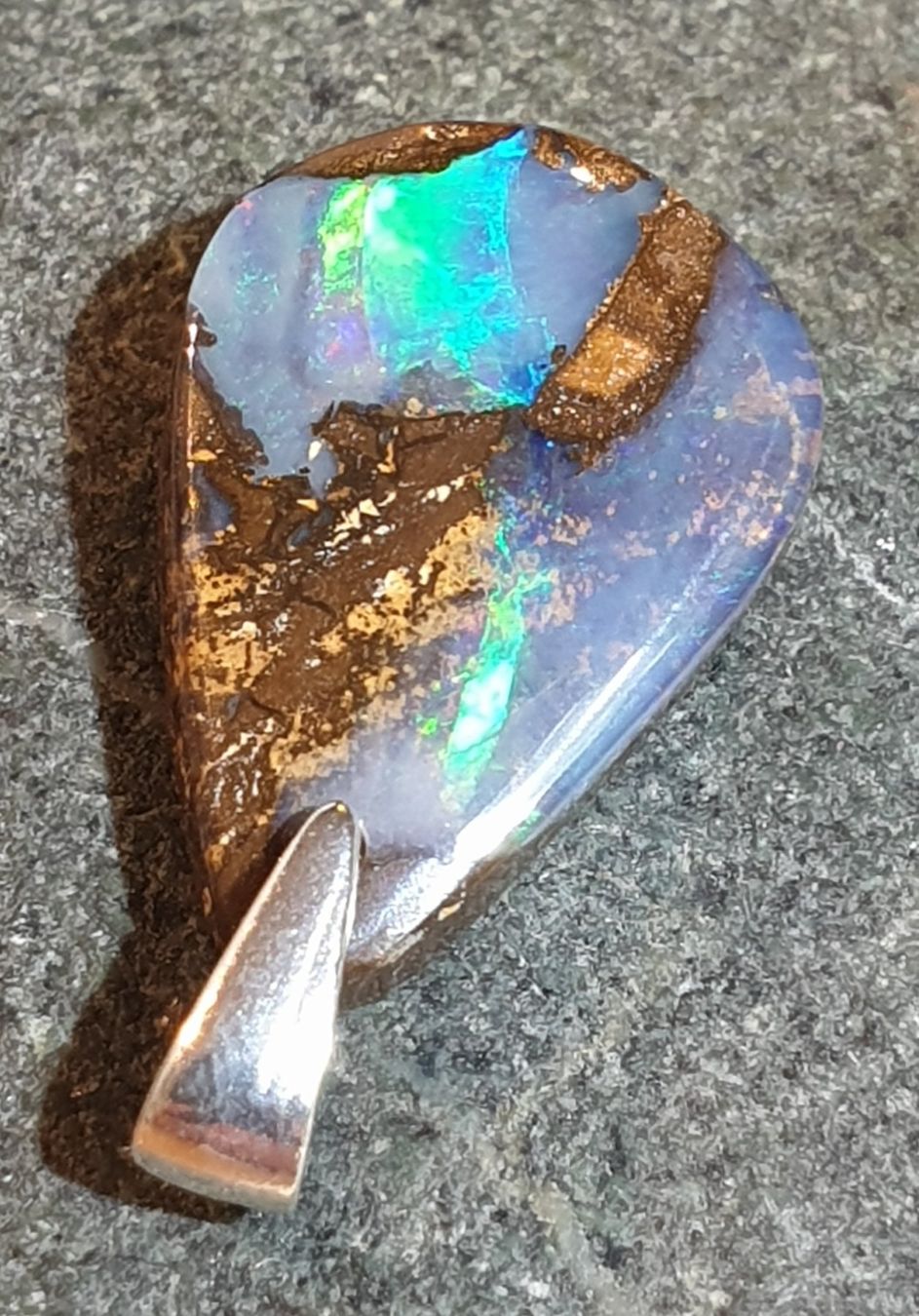 Ciondoli: Anhänger Boulder Opal. – Nuovo (secondo la descrizione) da Niederbüren venduto da Raphael014 5