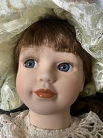 Porzellan Sammler-Puppe – Vintage – mit Originalbox – wunder