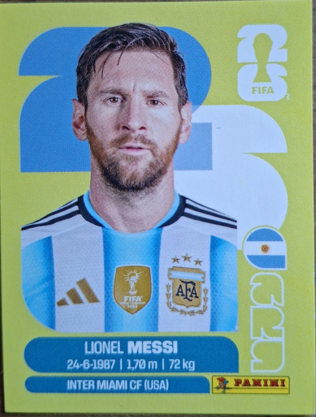 Panini Carte collezionabili: Messi Panini Fifa 2026 – Nuovo (secondo la descrizione) da Biel/Bienne venduto da Kiribati9