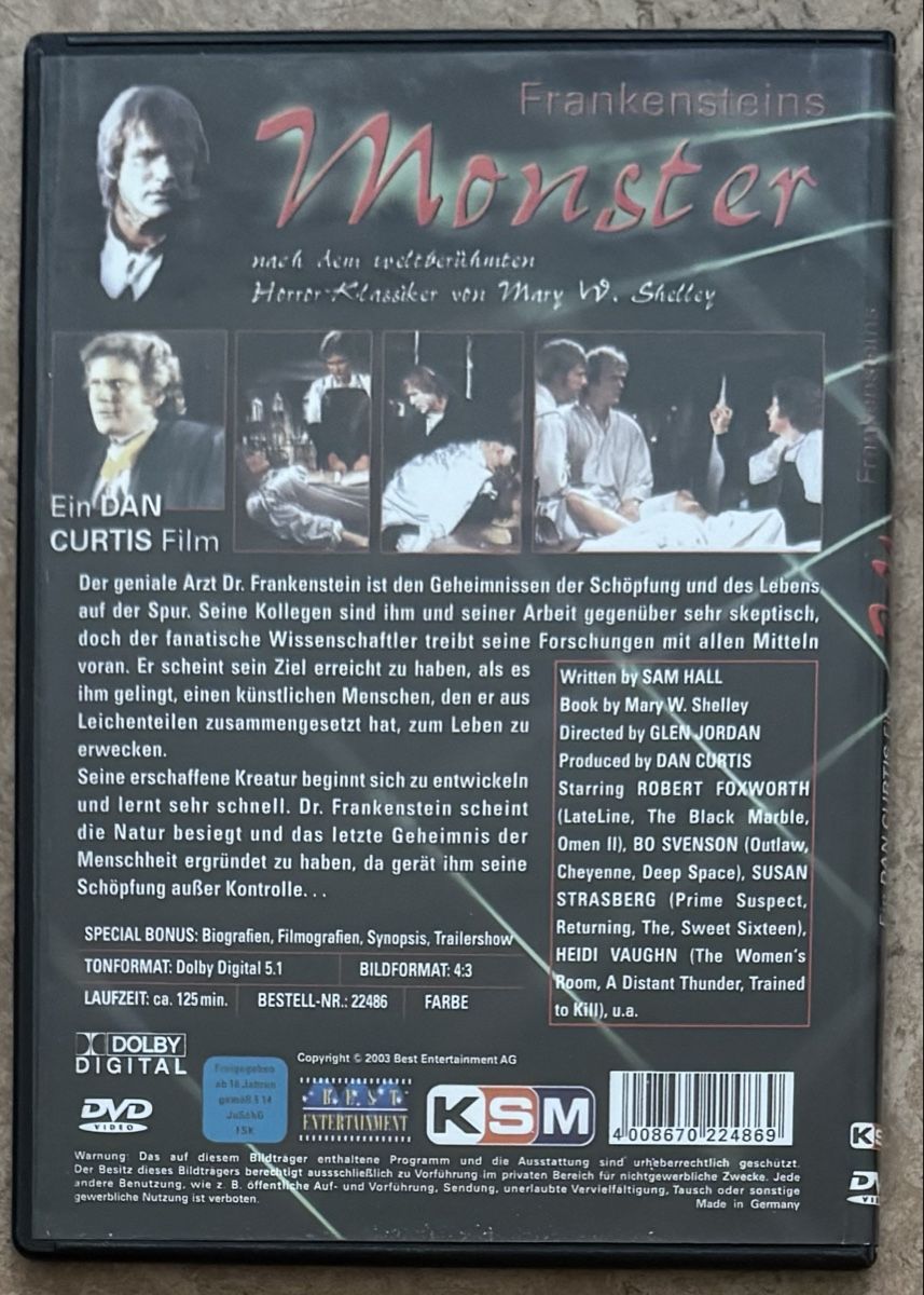 Tous les DVDs: FRANKENSTEINS MONSTER  – Neuf (Voir description) à Dietikon par AndreaSch01 1