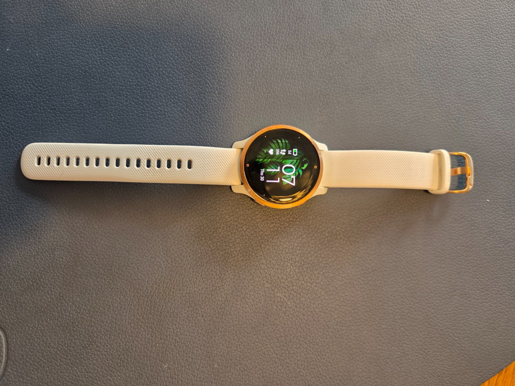Garmin Smartwatch: Garmin Venu2S Weiss/Gold – Gebraucht aus Steinhausen von magzug