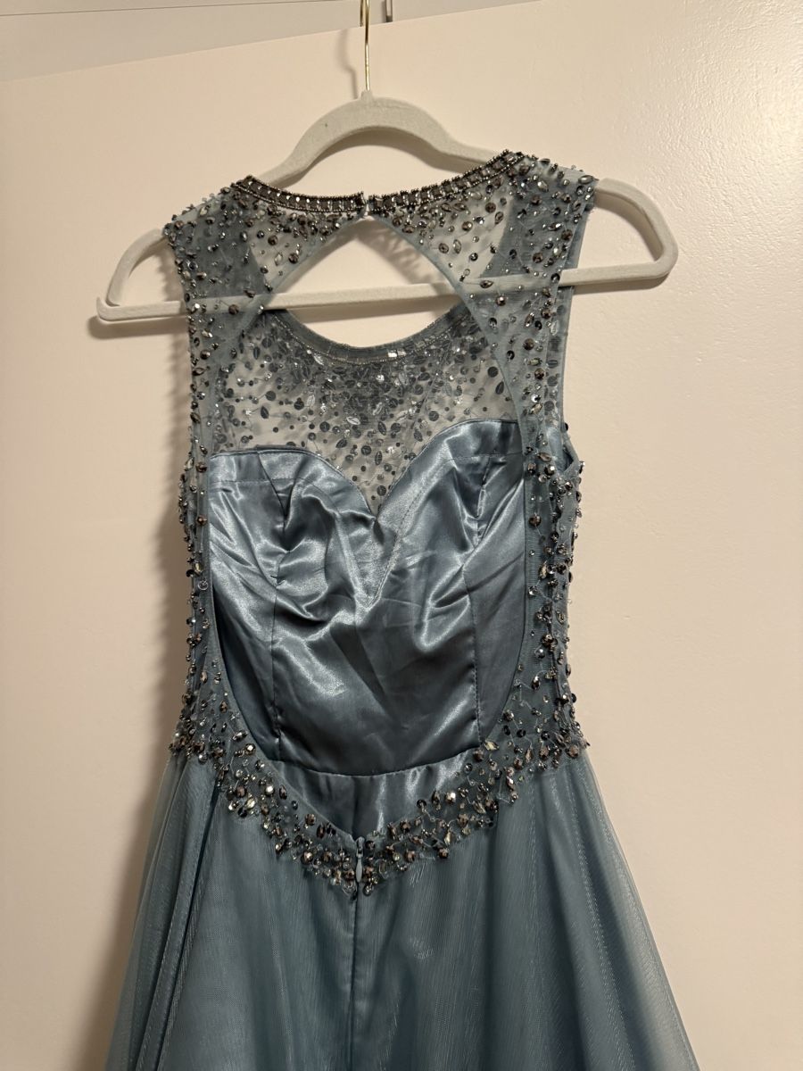 Kleider: UNIQUE ABENDKLEID MIT GLITZERSTEINEN, GR. 36 – Neu (gemäss Beschreibung) aus Winterthur von fij_f65r 3