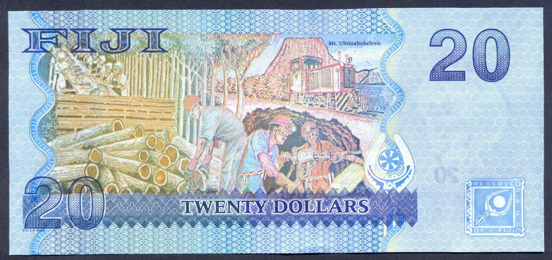 Banconote: Fiji 20 Dollar 2007 P-112a UNC – Nuovo (secondo la descrizione) da Schliern b. Köniz venduto da pizzitaxi 1