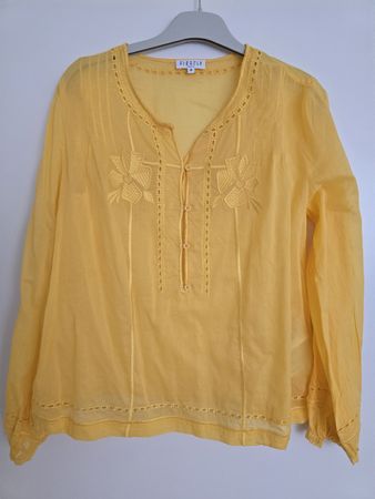 Claudie Pierlot Women's Top, Size 38, Yellow, Summer🌻 