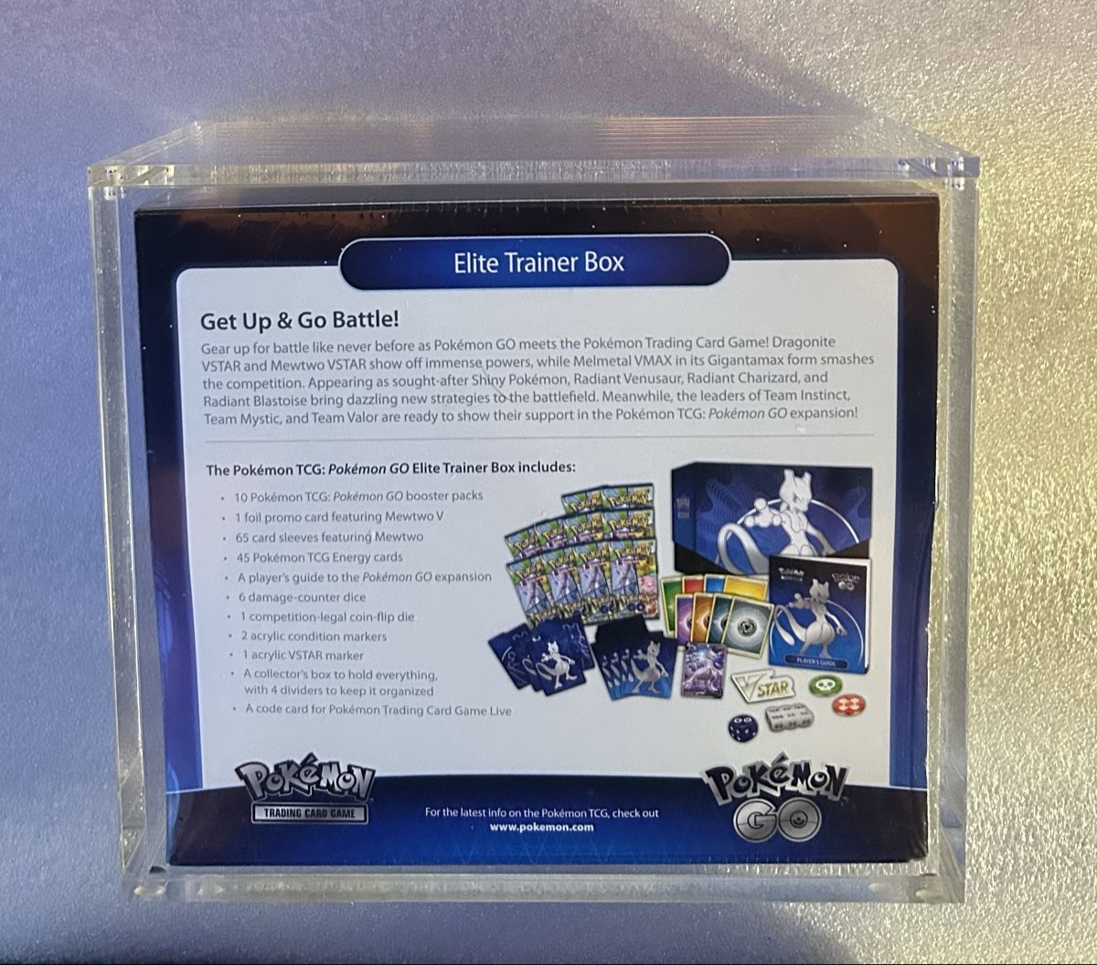Pokémon Carte collezionabili: Pokémon GO Elite Trainer Box - Englisch inkl. Acryl Case – Nuovo e nell'imballaggio originale da Diepoldsau venduto da Swiss.CLT 2