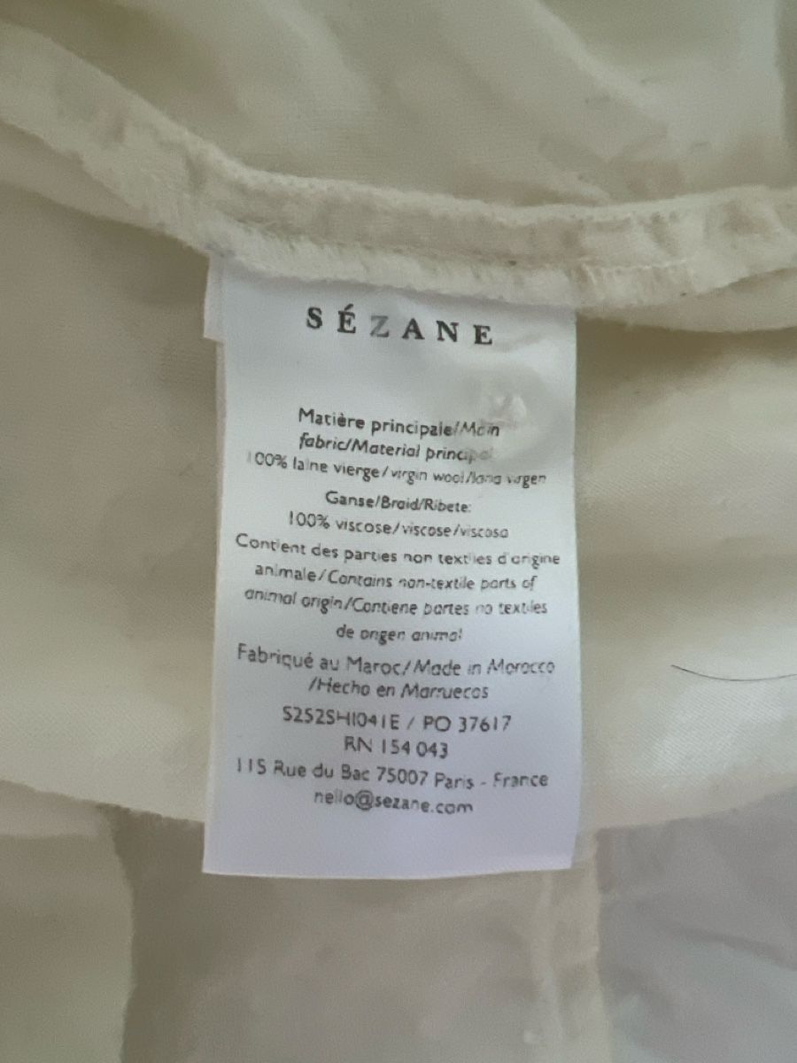 Sezane Camicette: Sézane Tazia Shirt Grösse 38 – Usato da Ins venduto da ann_wp7f 4