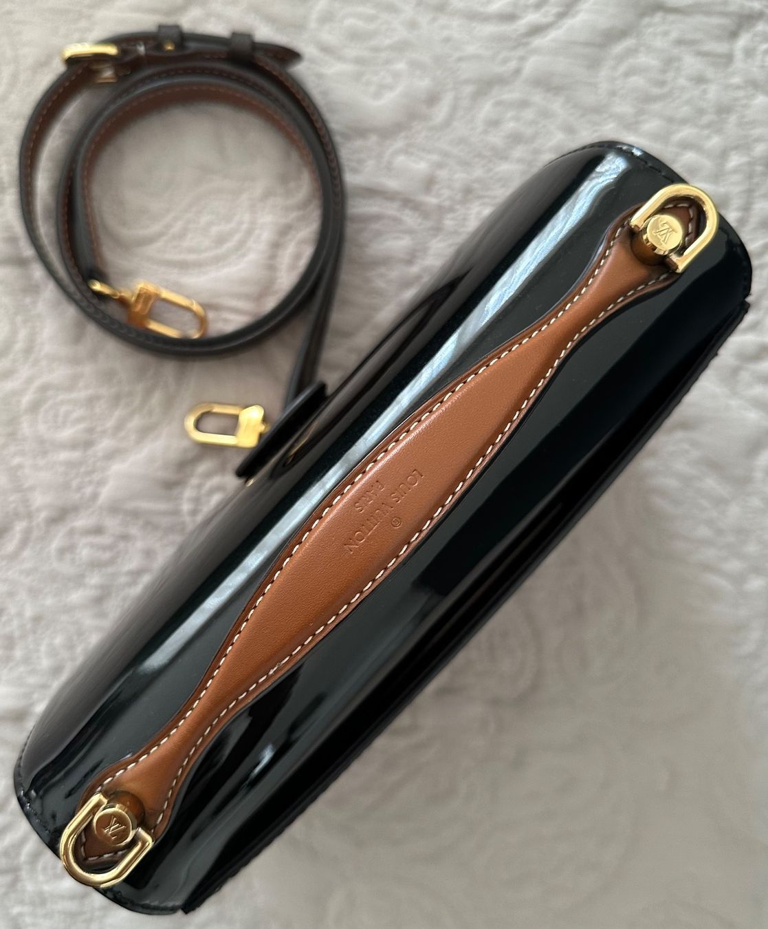Louis Vuitton Taschen für Damen: Louis Vuitton Tasche BB Vernis Damen Schwarz – Gebraucht aus Zürich von dr.sisi 1