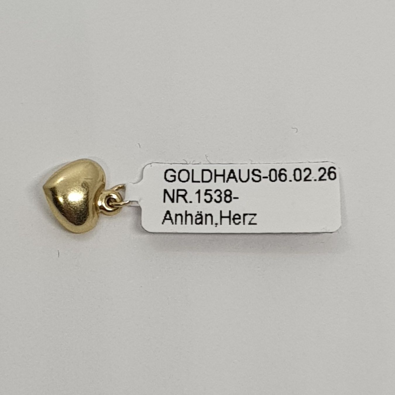 Ciondoli: Echt 14K Gold - Herz Anhänger – Usato da Luzern venduto da Goldhaus-Luzern 2