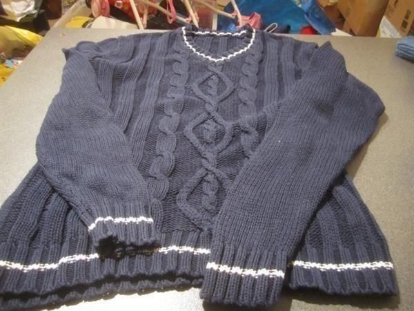 Maglioni & Felpe: Pullover ca. Gr. S, dunkelblau/weiss – Usato da Zürich venduto da Motzkuh