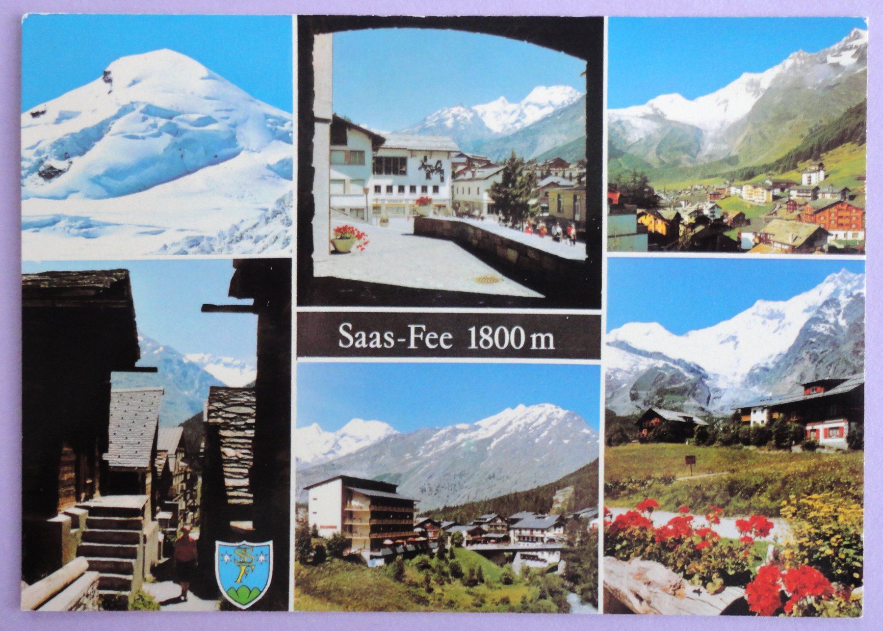 Cartoline postali: Saas-Fee 1800 m – Usato da Fétigny venduto da Billy2miny