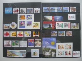 2011: Jahresserie mit Ersttag-Eck-Stempel, Postpreis: 50.-