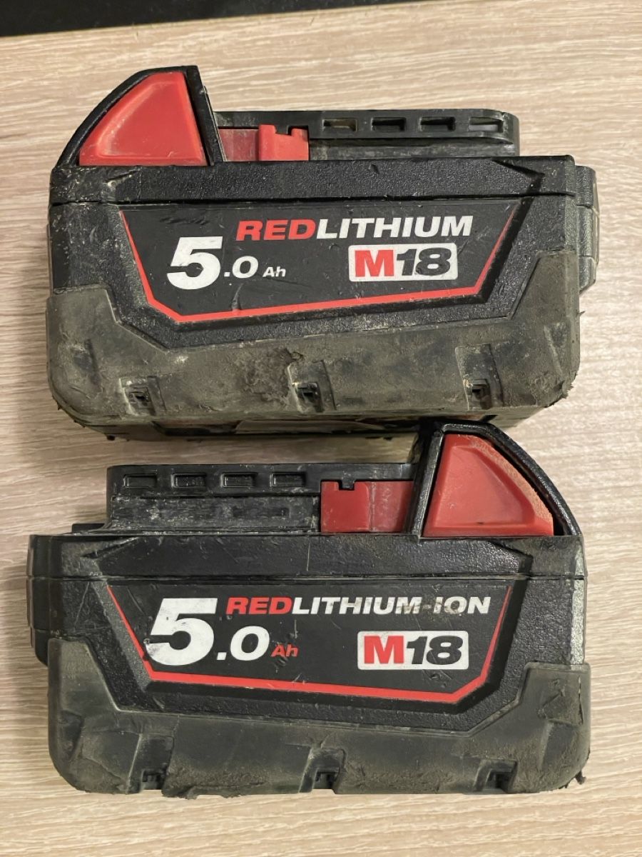Milwaukee Akku M18 5.0 Ah - Doppelpack für Profis! (Gebraucht) in ...