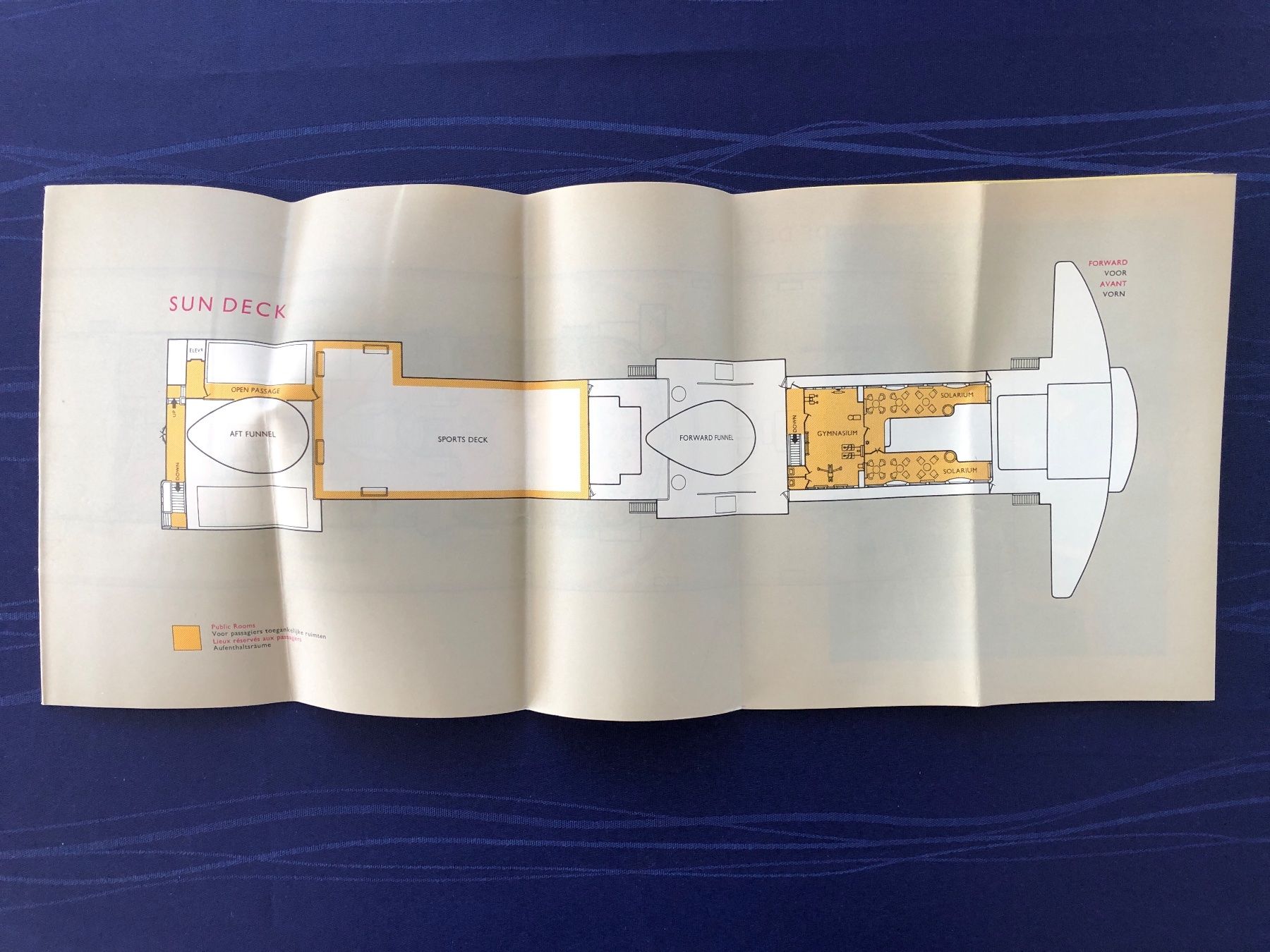Documenti: Prospekte Deckpläne Dampfer SS NIEUW AMSTERDAM der HAL – Usato da Steffisburg venduto da bwt56 7
