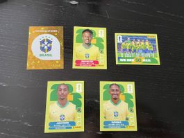 Panini World Cup 2026 - Lot Brésil Écusson + Équipe + joueur