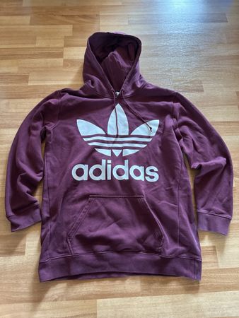 Adidas Hoodie Gr. 34 Bordeaux