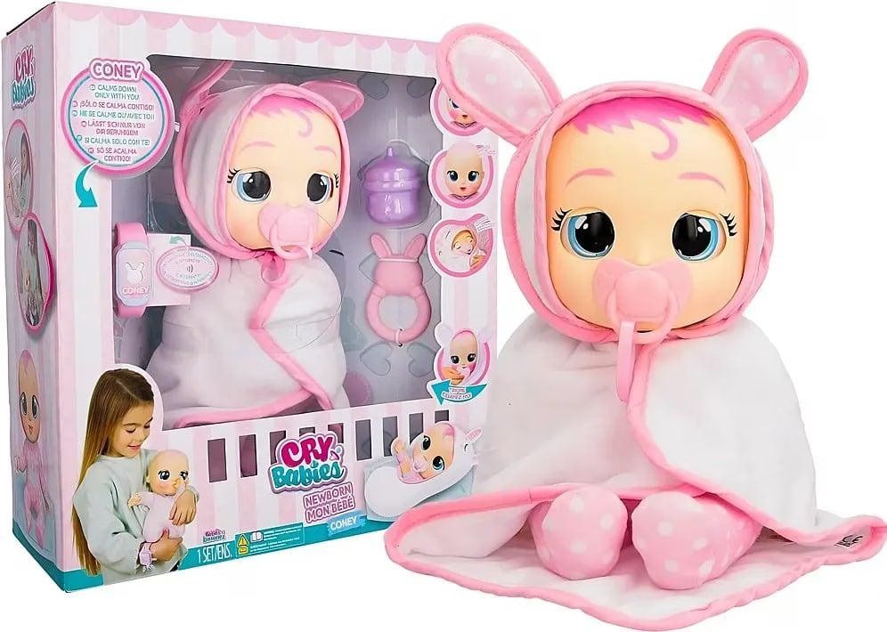 Bambole: Cry Babies "New Born Coney" – Nuovo e nell'imballaggio originale da Oensingen venduto da Liquidations-Shop
