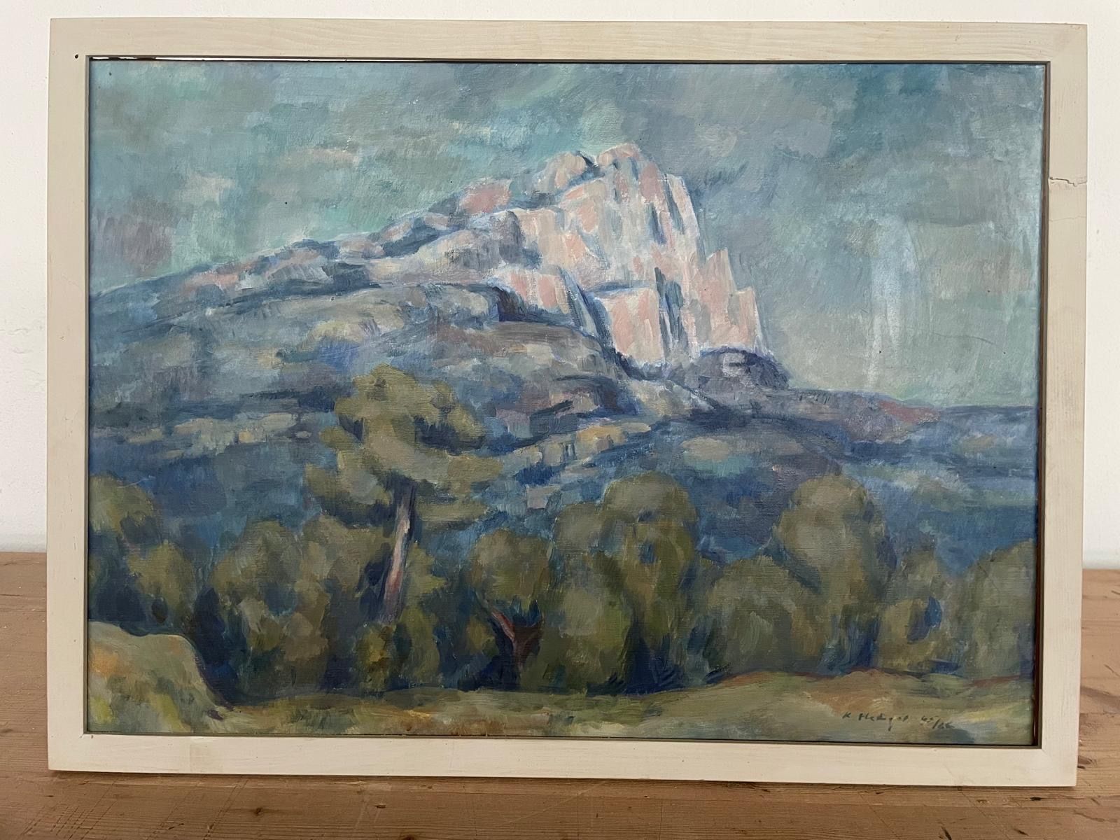 Dipinti: Ölgemälde K. Hediger 75x54.5cm – Usato da Hitzkirch venduto da Reliko