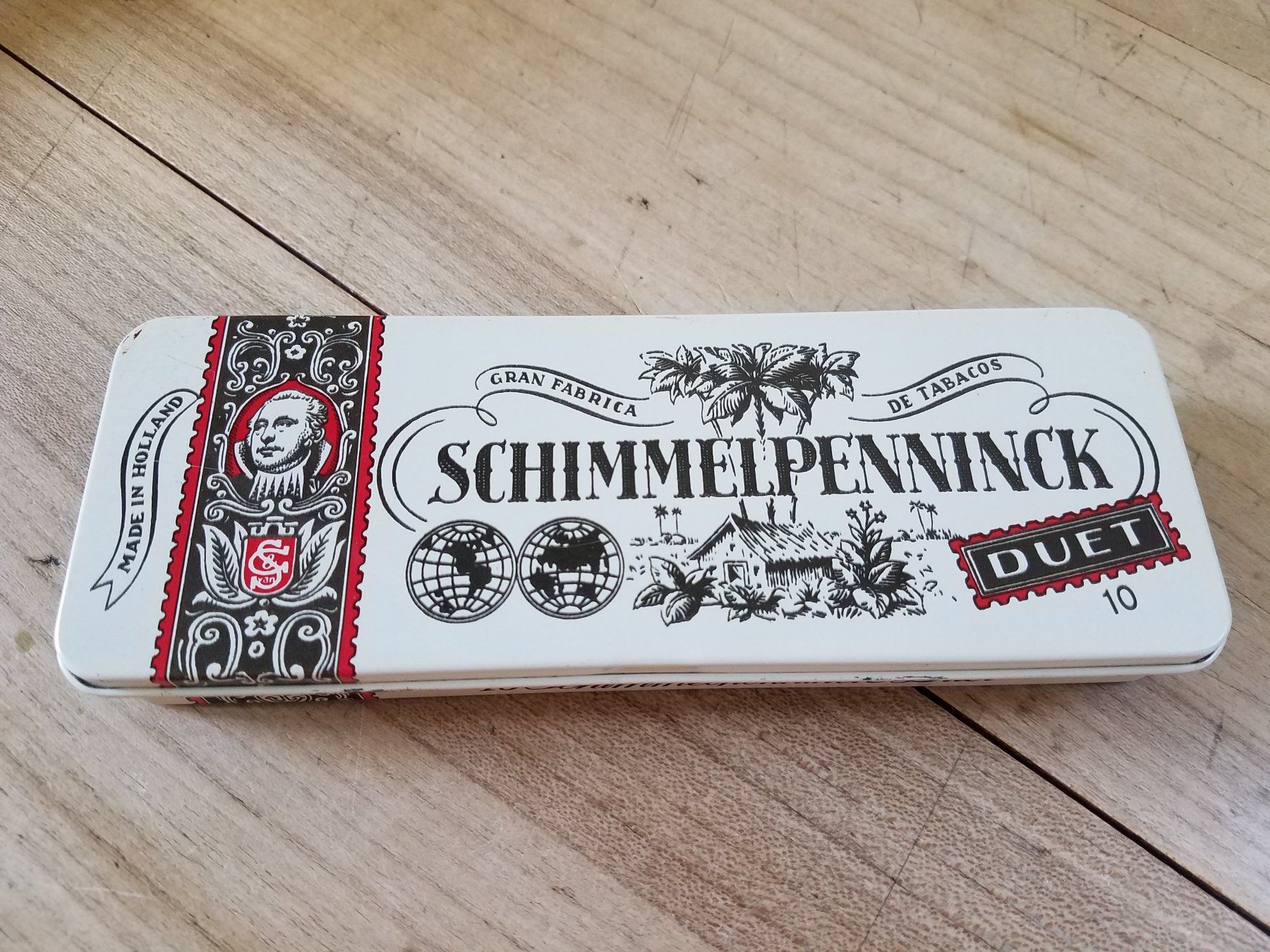 Barattoli: Alte Zigaretten Blechdose Schimmelpenninck DUET 60/70er – Usato da Rorschacherberg venduto da Marubium 1