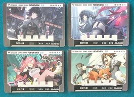 ZZZ 4 Thick Cards SR Holo Waifu Zenless Zone Zero