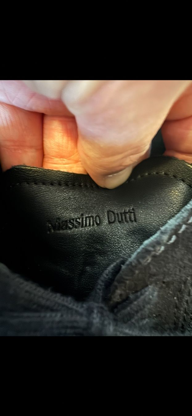 Massimo Dutti Scarpe da uomo: Massimo Dutti Sneaker Herren Gr. 41 Schwarz – Usato da Meierskappel venduto da kev_nn8q 1