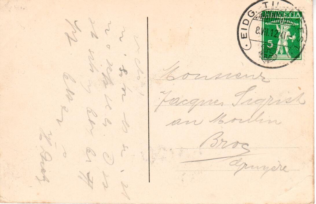 Cartoline postali: 56. Eidgen. Turnfest Basel 1912 – Usato da Wolhusen venduto da Curver9 1