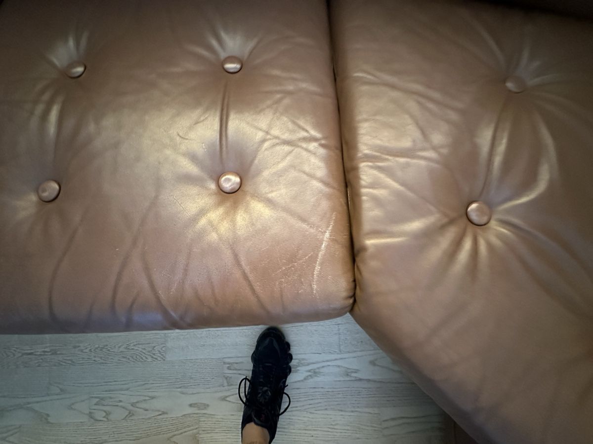 Sofas: Super Angebot!!!VINTAGE Ecksofa Leder!!! – D'occasion à Oberbipp par Angel_Queen 1