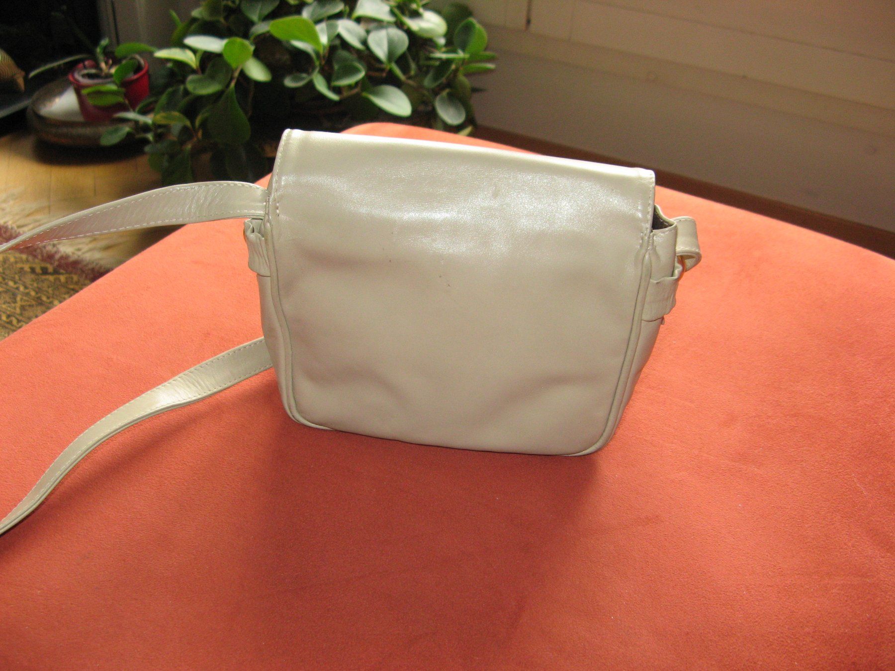 Taschen für Damen: kleine Tasche beige Leder Locher – Gebraucht aus Zürich von apil 1