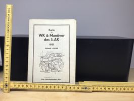 WK & Manöver des 3. AK Karte, 1951