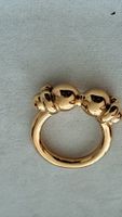 très belle bague dorée taille 9